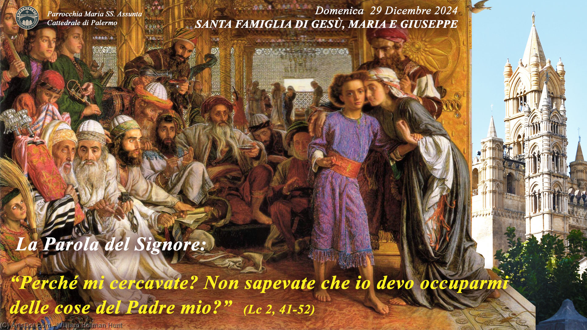 29 Dicembre 2024 Sacra Famiglia 29 dicembre 2024 – SANTA FAMIGLIA DI GESÙ, MARIA E GIUSEPPE
